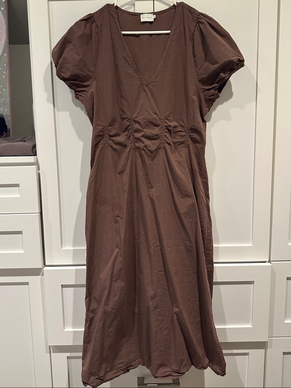 Deiji Studios Pinched Midi Dress